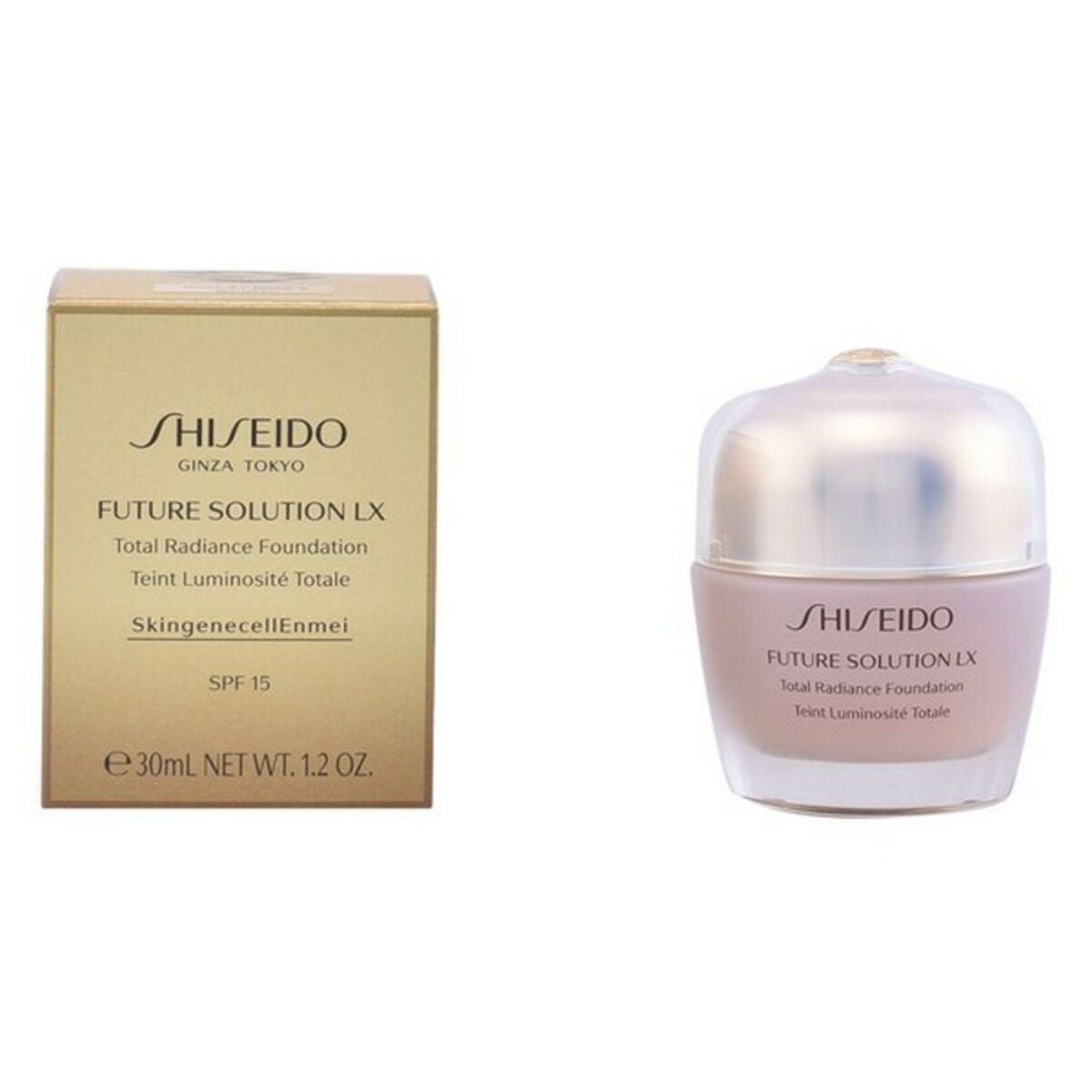 Base de Maquilhagem Cremosa Future Solution LX Shiseido 30 ml Spf 15 Spf 20 - Fabulosa