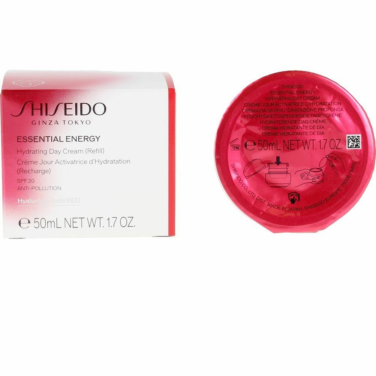 Creme Hidratante Shiseido Essential Energy Recarga Spf 20 (50 ml) - Fabulosa