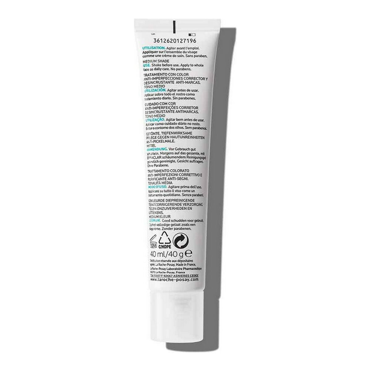 Creme Corretor de Textura Effaclar Duo Tono Medium La Roche Posay 12341025 40 ml - Fabulosa