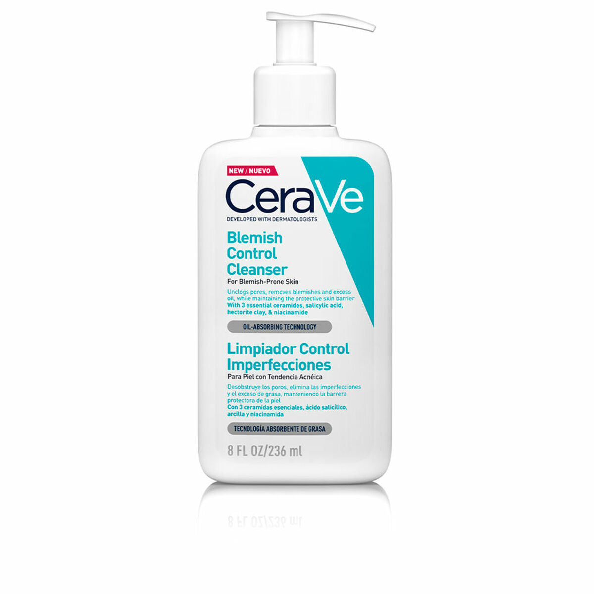 Gel de Limpeza Facial CeraVe Blemish 236 ml - Fabulosa