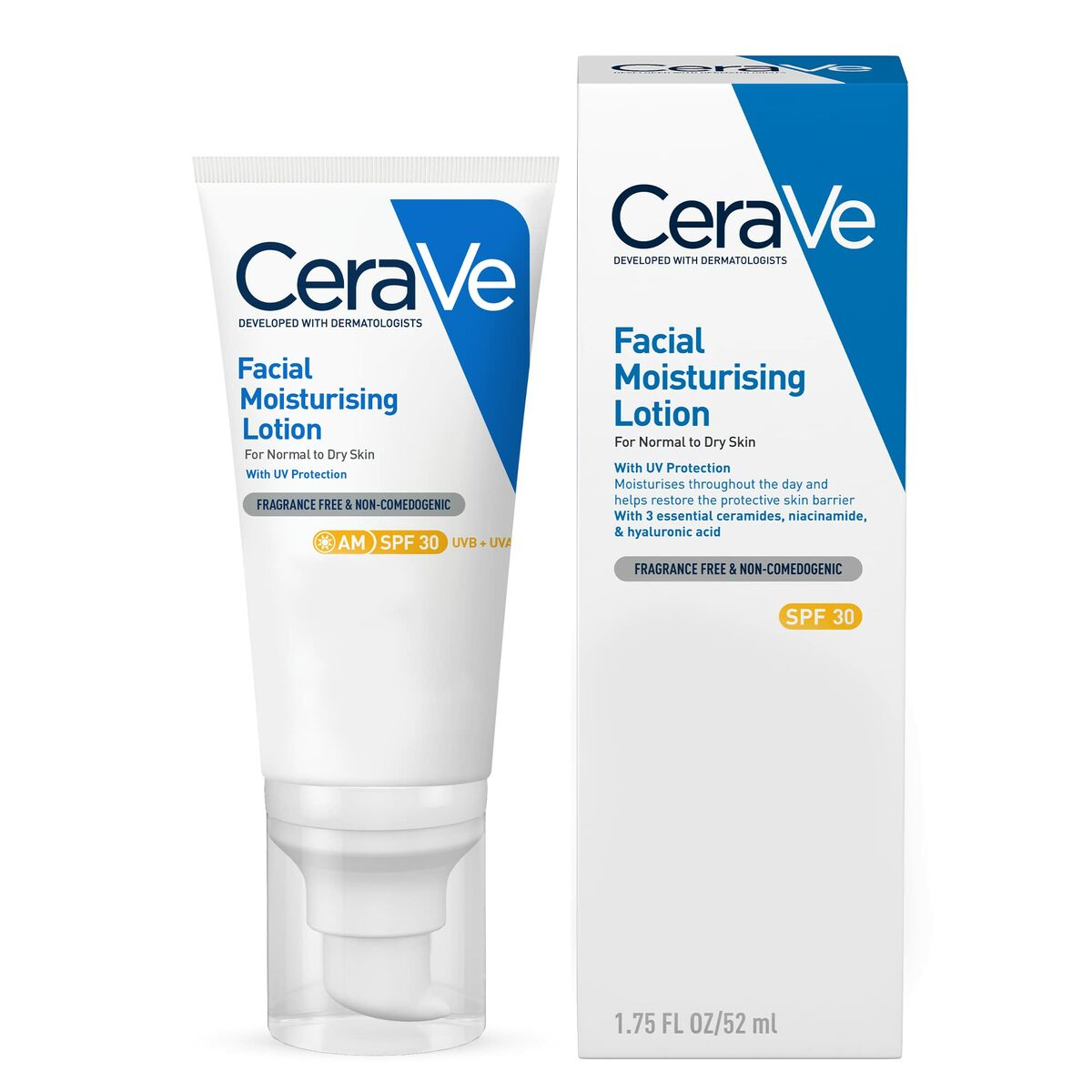 Loção Facial Hidratante CeraVe Spf 30 52 ml - Fabulosa