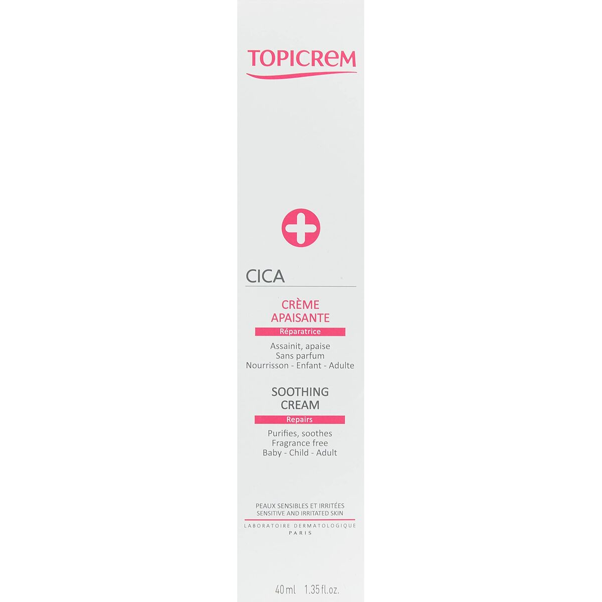 Creme Calmante Topicrem CICA+ 40 ml - Fabulosa