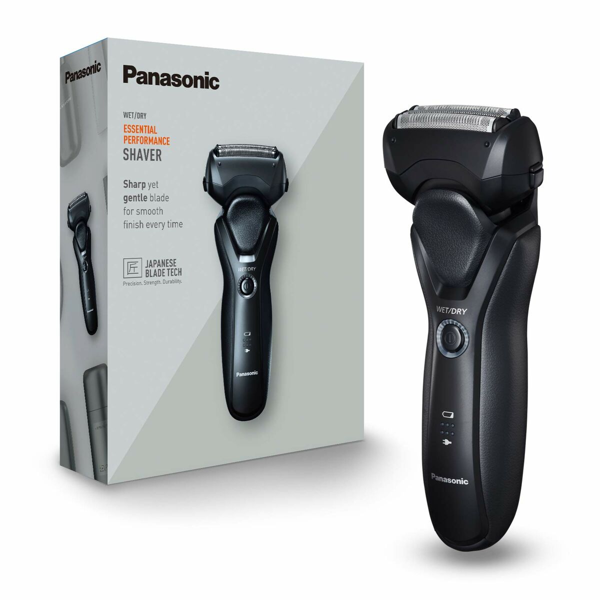 Máquina de Barbear Elétrica Recarregável Panasonic Wet&Dry ES-RT37-K503 (1 Unidade) - Fabulosa