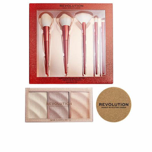 Conjunto de Maquilhagem Revolution Make Up Iluminador 3 Peças - Fabulosa